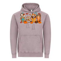 Vintage Zinc give thanks coffee cups Vintage Hoodie - MaliasSmallBusiness