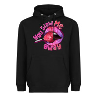 Black You blow me away Valentine's Day Heavyweight Hoodie - FaDigitalArtStudio
