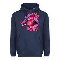 Navy You blow me away Valentine's Day Heavyweight Hoodie - FaDigitalArtStudio
