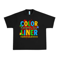 Black color outside the liner autism awareness Urban Heavy Tee - JahusDesignShop