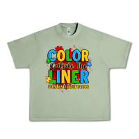 Oil Green color outside the liner autism awareness Urban Heavy Tee - JahusDesignShop