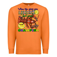 Carrot When life gives you lemons boil some crawfish Premium Sweatshirt - FaDigitalArtStudio