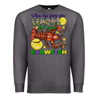 Charcoal Heather When life gives you lemons boil some crawfish Premium Sweatshirt - FaDigitalArtStudio