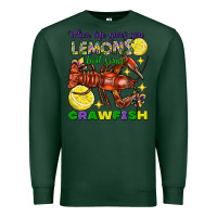 Sports Green When life gives you lemons boil some crawfish Premium Sweatshirt - FaDigitalArtStudio