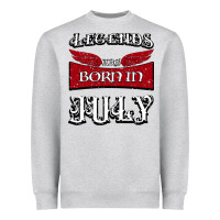Heather Grey Legends are born in July Heavyweight Sweatshirt - Bettercallsaul