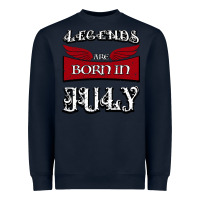 Navy Legends are born in July Heavyweight Sweatshirt - Bettercallsaul