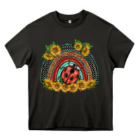 Asphalt ladybuy  rainbow Heavy Core Tee - BarkalooDesign
