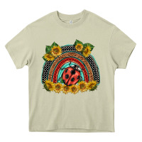 Mossy ladybuy  rainbow Heavy Core Tee - BarkalooDesign