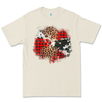 Bone leopard cowhide Christmas plaid patches Premium Tee - Jasminsmagicworld