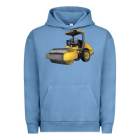 Pigment Pebble Blue Drum Roller Urban Hoodie - LillyAllenDesigns