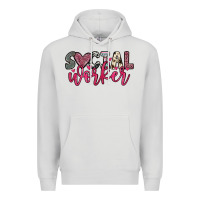 Dove Grey social worker Premium Hoodie - OliviaCreatesArt