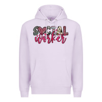 Lilac social worker Premium Hoodie - OliviaCreatesArt