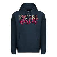 Navy social worker Premium Hoodie - OliviaCreatesArt