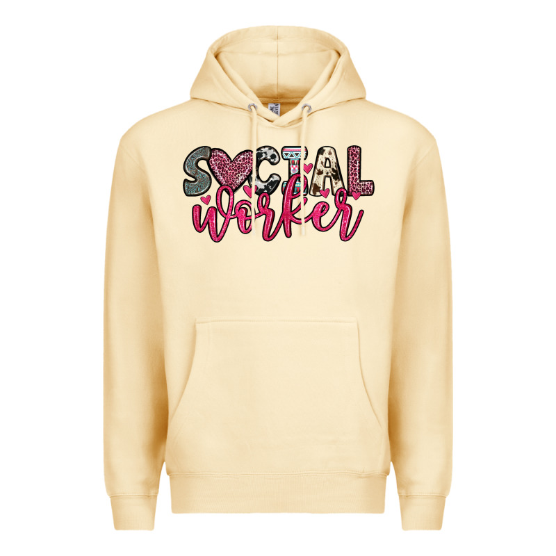 Social Worker Premium Hoodie by OliviaCreatesArt | Teevron