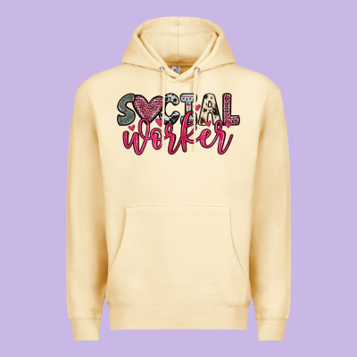 Social Worker Premium Hoodie Designed By Oliviacreatesart