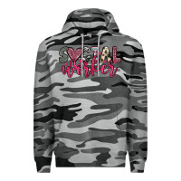 Slate Camo social worker Premium Hoodie - OliviaCreatesArt