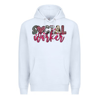 White social worker Premium Hoodie - OliviaCreatesArt