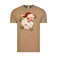 Vintage Coffee Christmas santa claus Vintage Tee - MaliasSmallBusiness