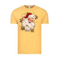Vintage Mustard Christmas santa claus Vintage Tee - MaliasSmallBusiness