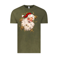Vintage Olive Christmas santa claus Vintage Tee - MaliasSmallBusiness