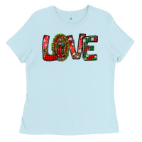 Baby Blue our lady of guadalupe christmas love Ladies Tee - Jasminsmagicworld