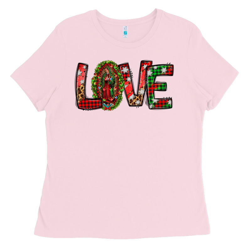Our Lady Of Guadalupe Christmas Love Ladies Tee by Jasminsmagicworld | Teevron