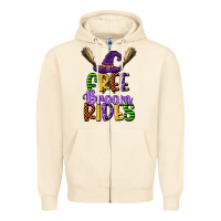 Sandshell free broom rides Zipper Hoodie - CowGirlArtShop