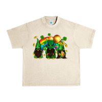 Sandshell St. Patrick's afro gnomies with rainbow Urban Heavy Tee - BundleAndBundleShop