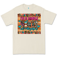 Bone i'm a simple woman Premium Tee - JahusDesignShop