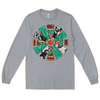 Heather Grey western windmill Long Sleeve Tee - Jasminsmagicworld