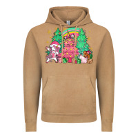 Vintage Camel Unicorn Christmas trees Vintage Hoodie - NancyCooperArtShop