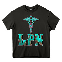 Asphalt licensed practical nurse medical symbol Heavy Core Tee - BarkalooDesign