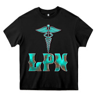 Black licensed practical nurse medical symbol Heavy Core Tee - BarkalooDesign