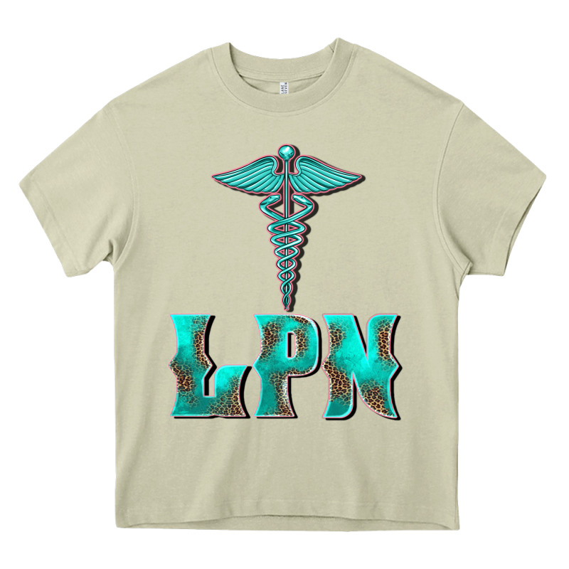 Licensed Practical Nurse Medical Symbol Heavy Core Tee by BarkalooDesign | Teevron