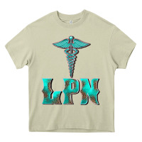 Mossy licensed practical nurse medical symbol Heavy Core Tee - BarkalooDesign