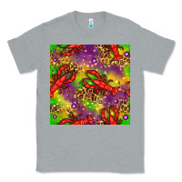 Heather Grey Mardi Gras Lobster Seamless Pattern Classic Tee - BundleAndBundleShop