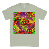 Matcha Mardi Gras Lobster Seamless Pattern Classic Tee - BundleAndBundleShop