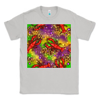 Moon Dust Mardi Gras Lobster Seamless Pattern Classic Tee - BundleAndBundleShop