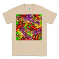 Mushroom Mardi Gras Lobster Seamless Pattern Classic Tee - BundleAndBundleShop