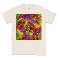 Natural Mardi Gras Lobster Seamless Pattern Classic Tee - BundleAndBundleShop