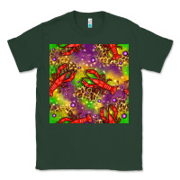Sports Green Mardi Gras Lobster Seamless Pattern Classic Tee - BundleAndBundleShop