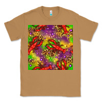 Toasted Coconut Mardi Gras Lobster Seamless Pattern Classic Tee - BundleAndBundleShop