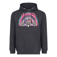 Smoke Easter bunny rainbow Heavyweight Hoodie - OliviaCreatesArt