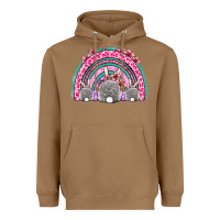 Toasted Coconut Easter bunny rainbow Heavyweight Hoodie - OliviaCreatesArt