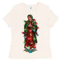 Bone our lady of Guadalupe Christmas Ladies Tee - Jasminsmagicworld
