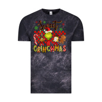 Cloud Black grinchmas Vintage Tee - MaliasSmallBusiness