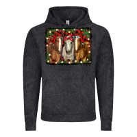 Vintage Black Christmas horses Vintage Hoodie - RanaPortraitStore