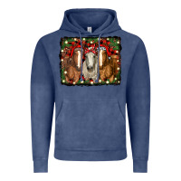 Vintage Denim Christmas horses Vintage Hoodie - RanaPortraitStore