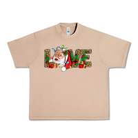 Burro Love And Santa With Gift Boxes Urban Heavy Tee - BundleAndBundleShop