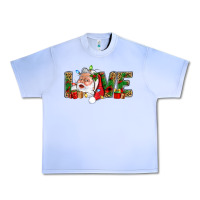 Grape Ice Love And Santa With Gift Boxes Urban Heavy Tee - BundleAndBundleShop